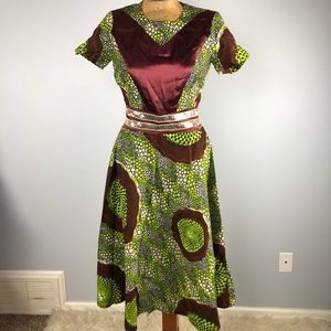 African Wax Print Dress